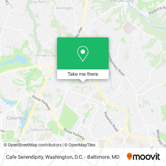 Cafe Serendipity map