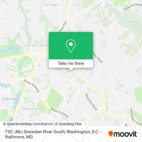 TSC JMJ Snowden River South map