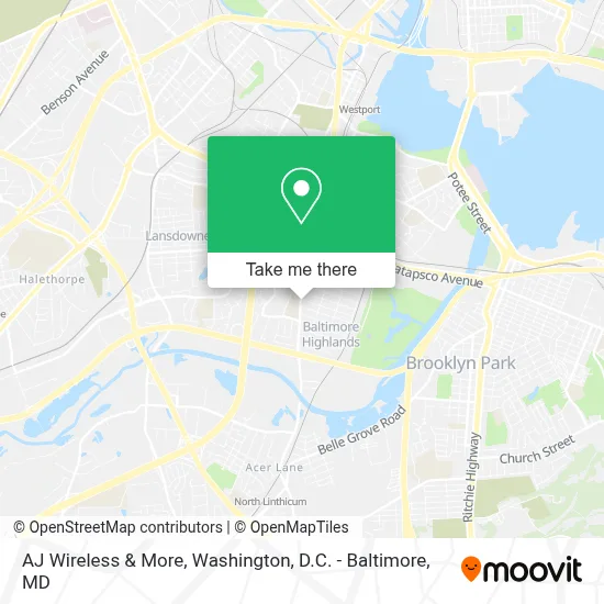 AJ Wireless & More map