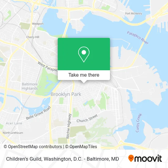 Children's Guild map