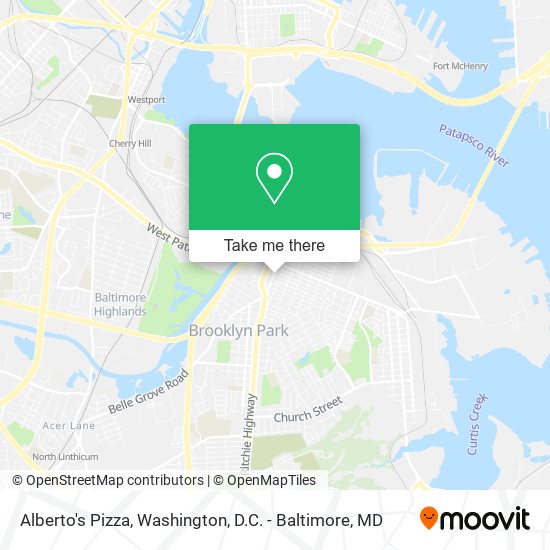 Alberto's Pizza map