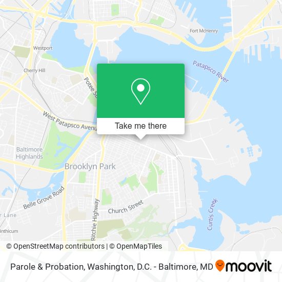 Parole & Probation map