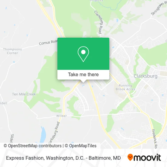 Express Fashion map
