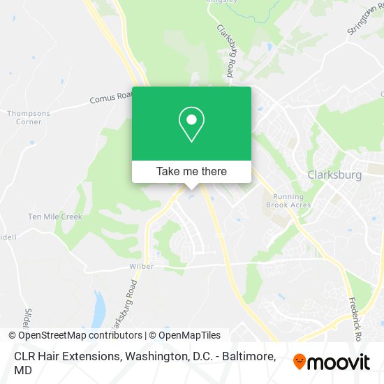 CLR Hair Extensions map