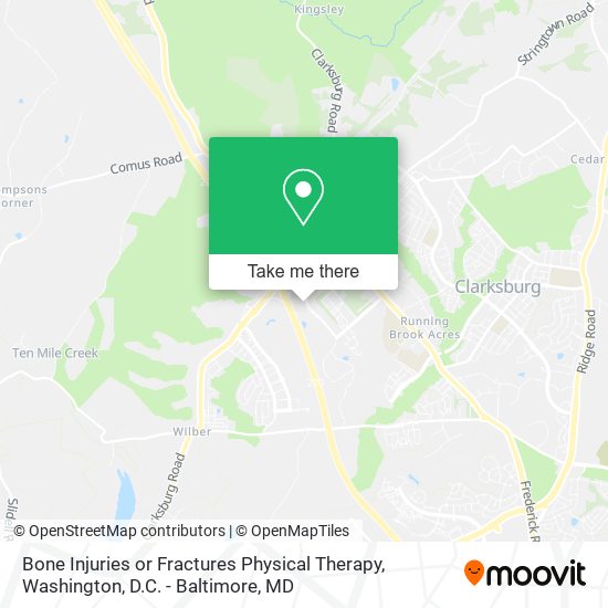 Mapa de Bone Injuries or Fractures Physical Therapy