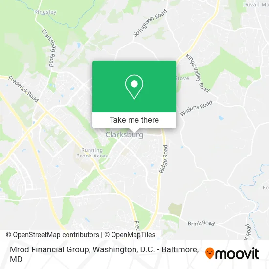 Mrod Financial Group map