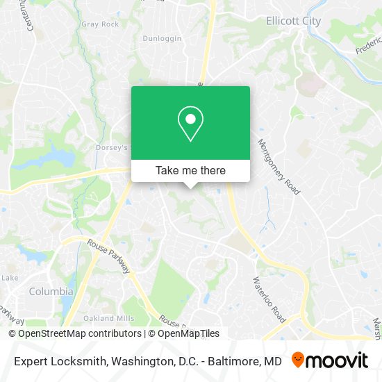 Expert Locksmith map