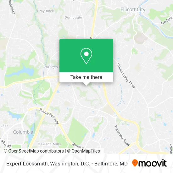 Expert Locksmith map
