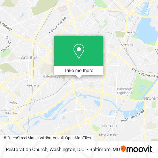 Mapa de Restoration Church