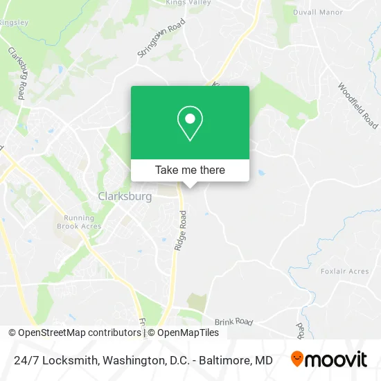 Mapa de 24/7 Locksmith