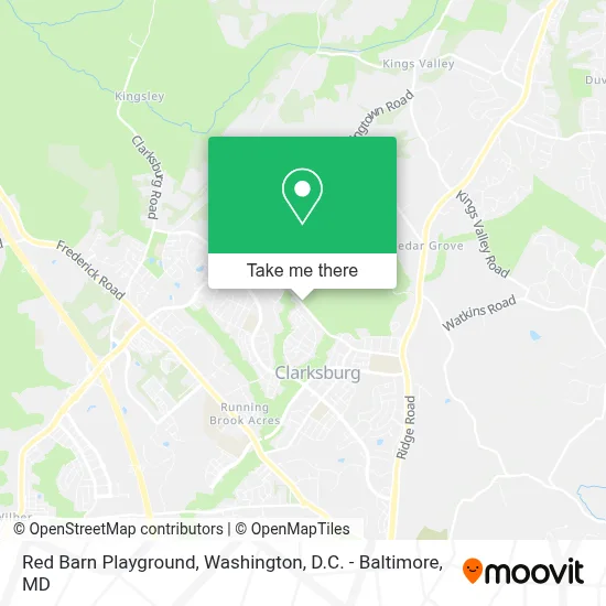 Red Barn Playground map