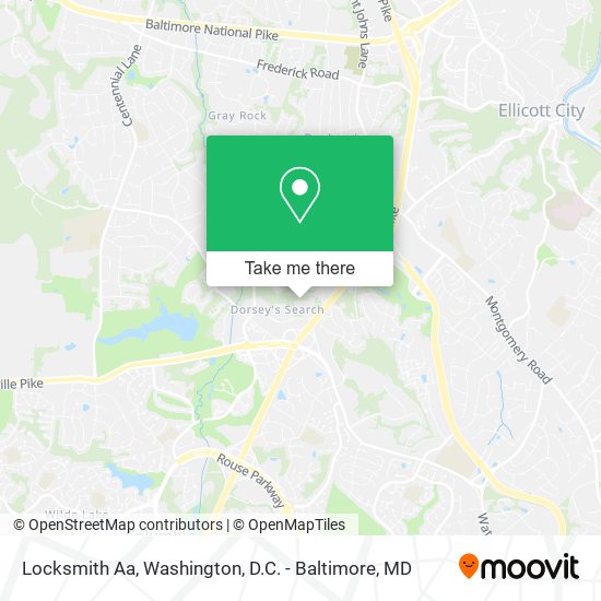 Locksmith Aa map