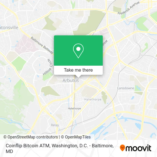 Coinflip Bitcoin ATM map