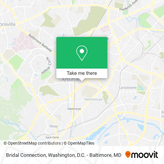 Bridal Connection map