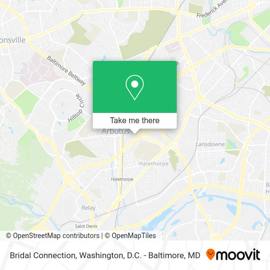 Bridal Connection map