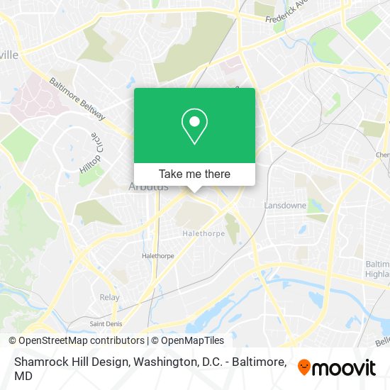 Mapa de Shamrock Hill Design