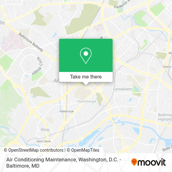 Air Conditioning Maintenance map