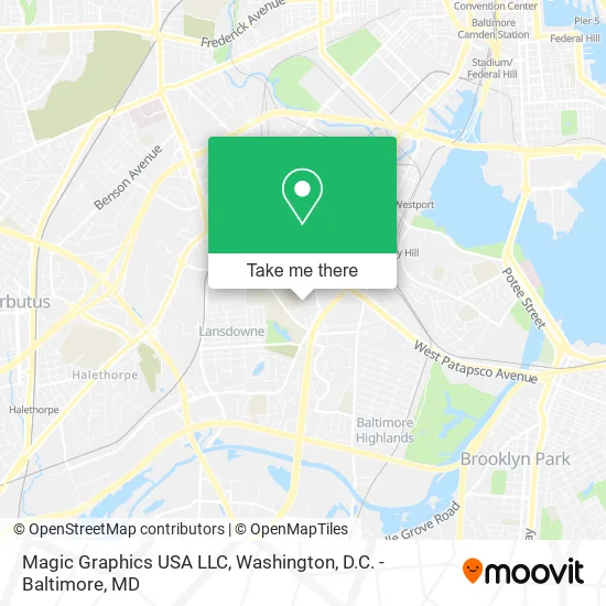 Magic Graphics USA LLC map