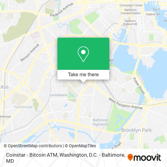Mapa de Coinstar - Bitcoin ATM