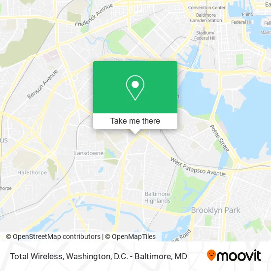 Total Wireless map