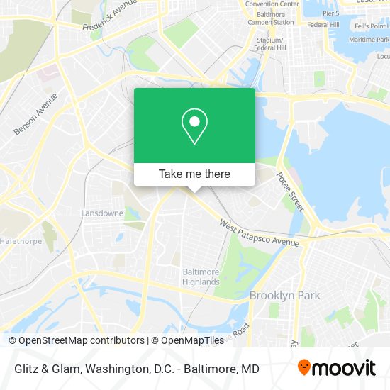 Glitz & Glam map
