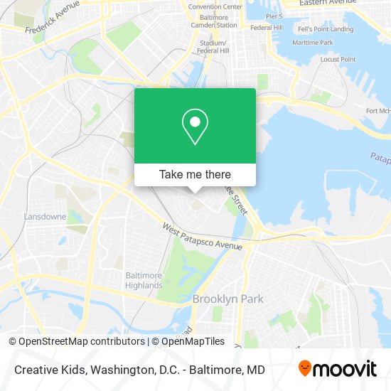 Creative Kids map