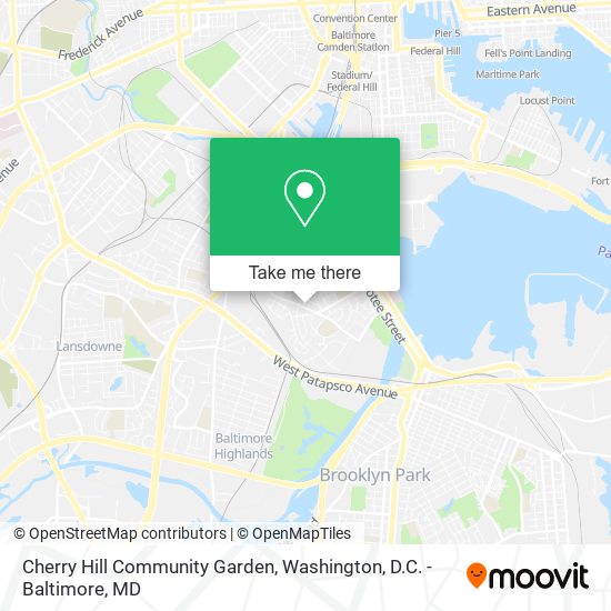Cherry Hill Community Garden map