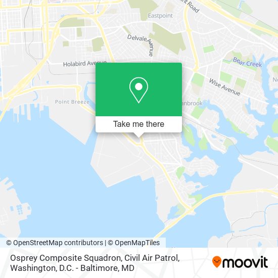 Osprey Composite Squadron, Civil Air Patrol map