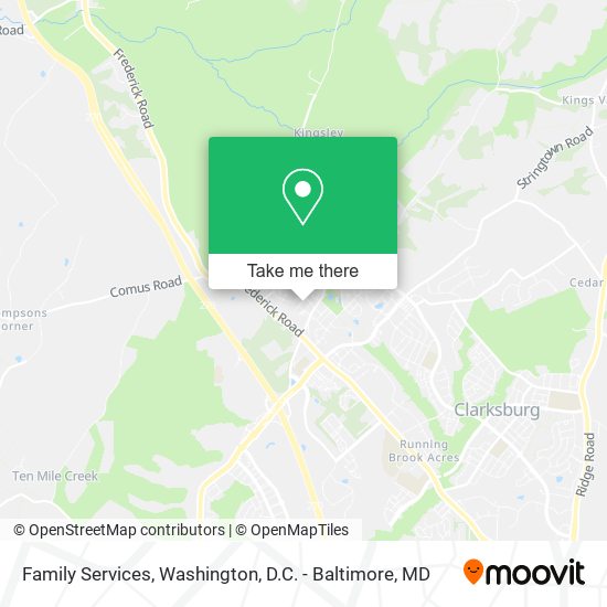 Mapa de Family Services