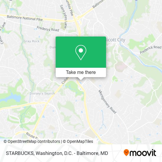 STARBUCKS map