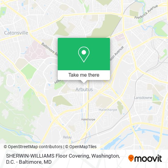 Mapa de SHERWIN-WILLIAMS Floor Covering