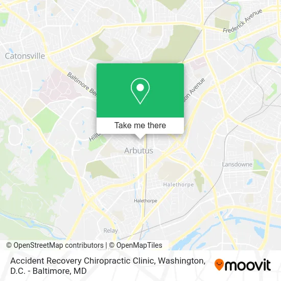 Accident Recovery Chiropractic Clinic map