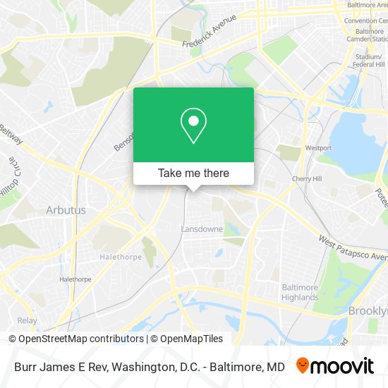 Burr James E Rev map