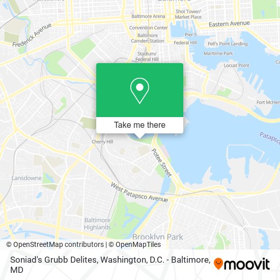 Soniad's Grubb Delites map