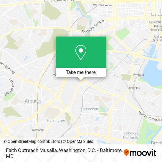 Mapa de Faith Outreach Musalla