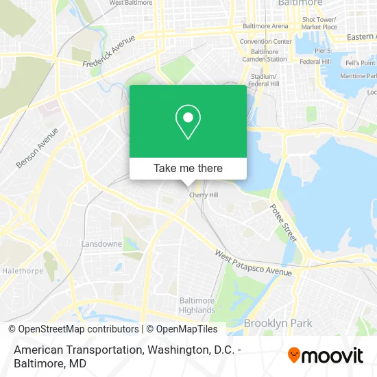 American Transportation map