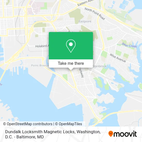 Dundalk Locksmith Magnetic Locks map
