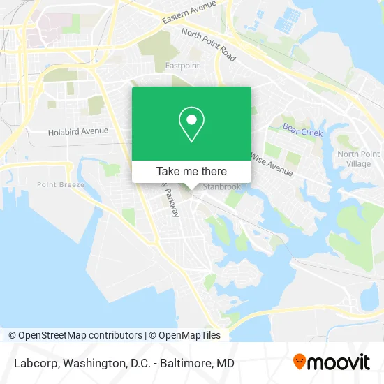 Labcorp map
