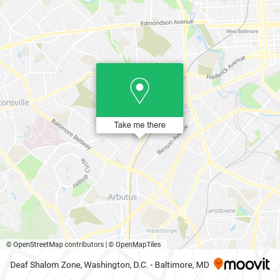 Mapa de Deaf Shalom Zone