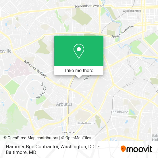 Hammer Bge Contractor map