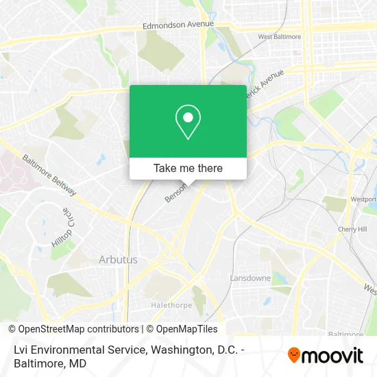 Lvi Environmental Service map