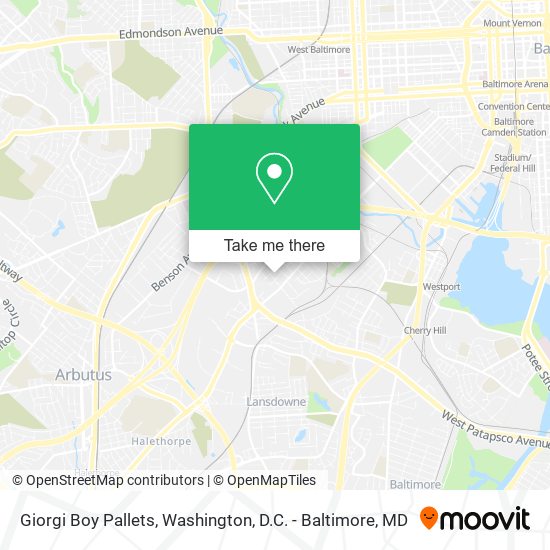 Mapa de Giorgi Boy Pallets