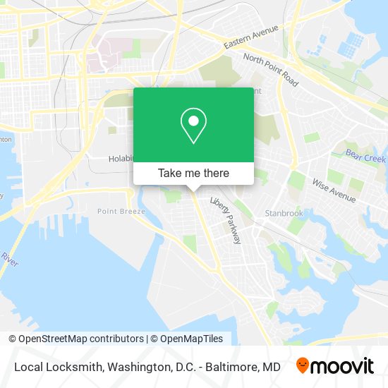 Local Locksmith map