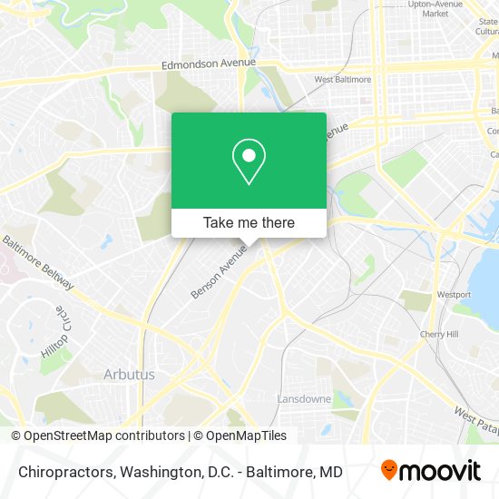 Chiropractors map