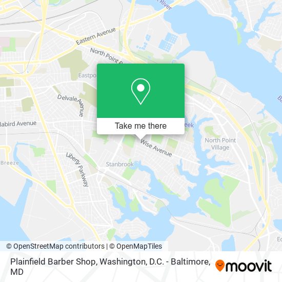 Mapa de Plainfield Barber Shop