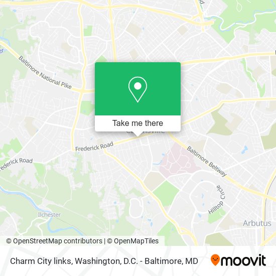 Charm City links map
