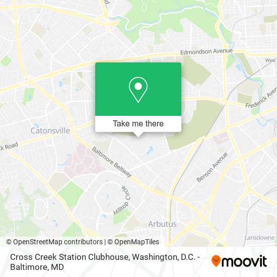 Cross Creek Station Clubhouse map