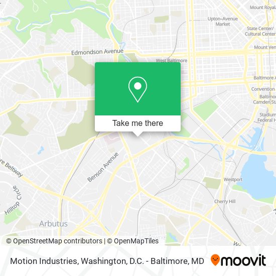 Motion Industries map