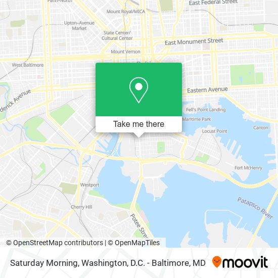 Saturday Morning map