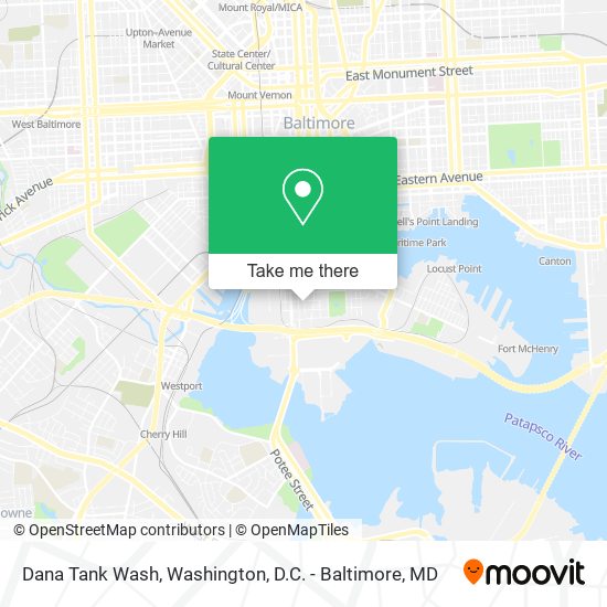 Mapa de Dana Tank Wash
